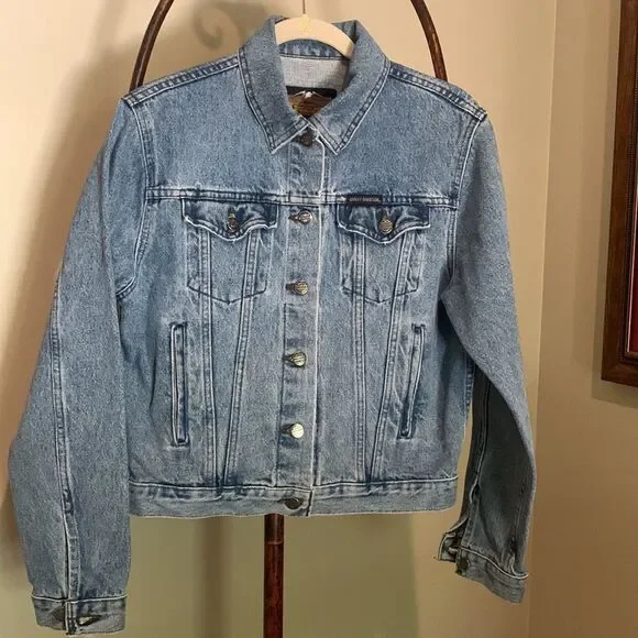 Harley Davidson Jean Jacket - Picture 4 of 10